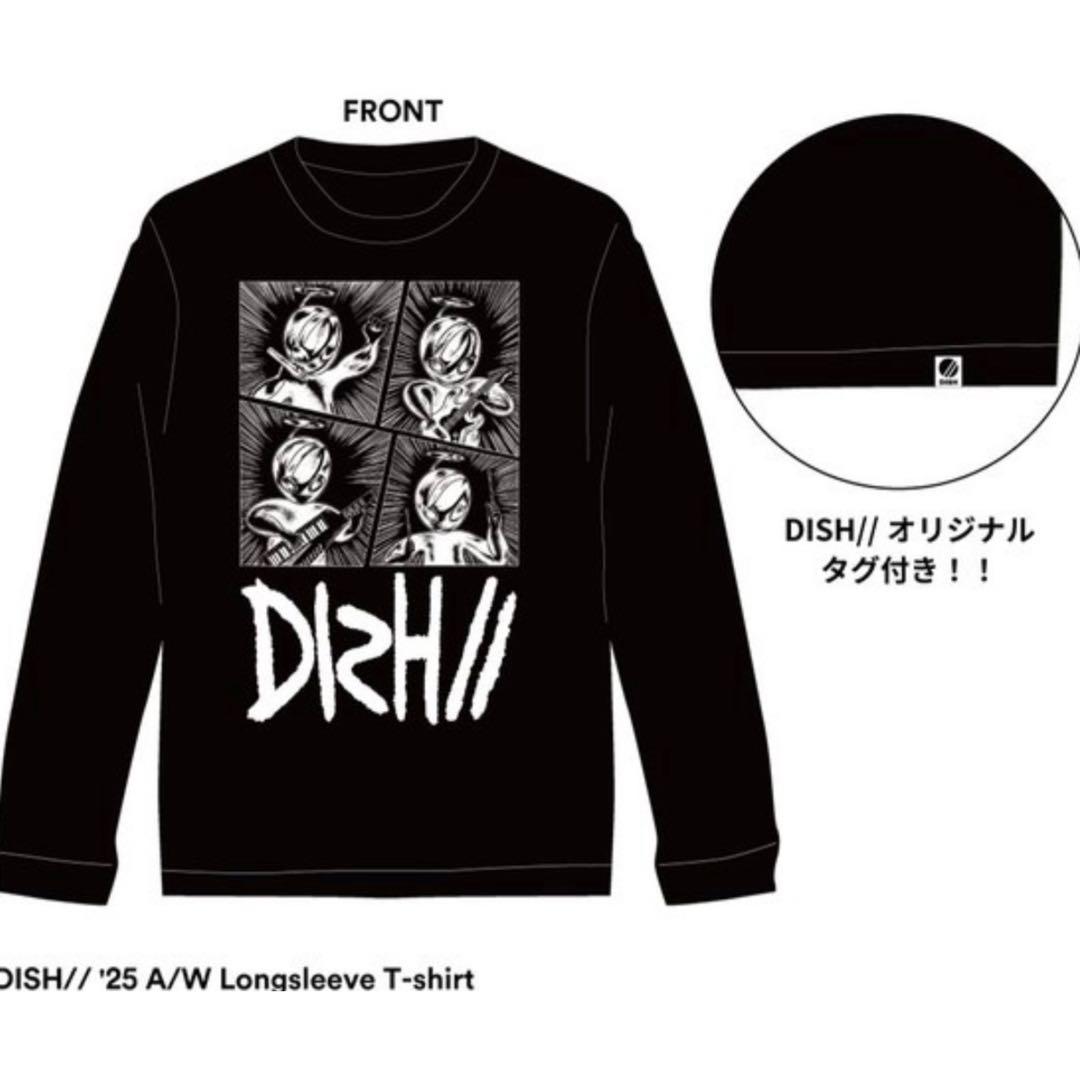 DISH// '25A/W ロングスリーブTシャツ　黒　Lサイズ