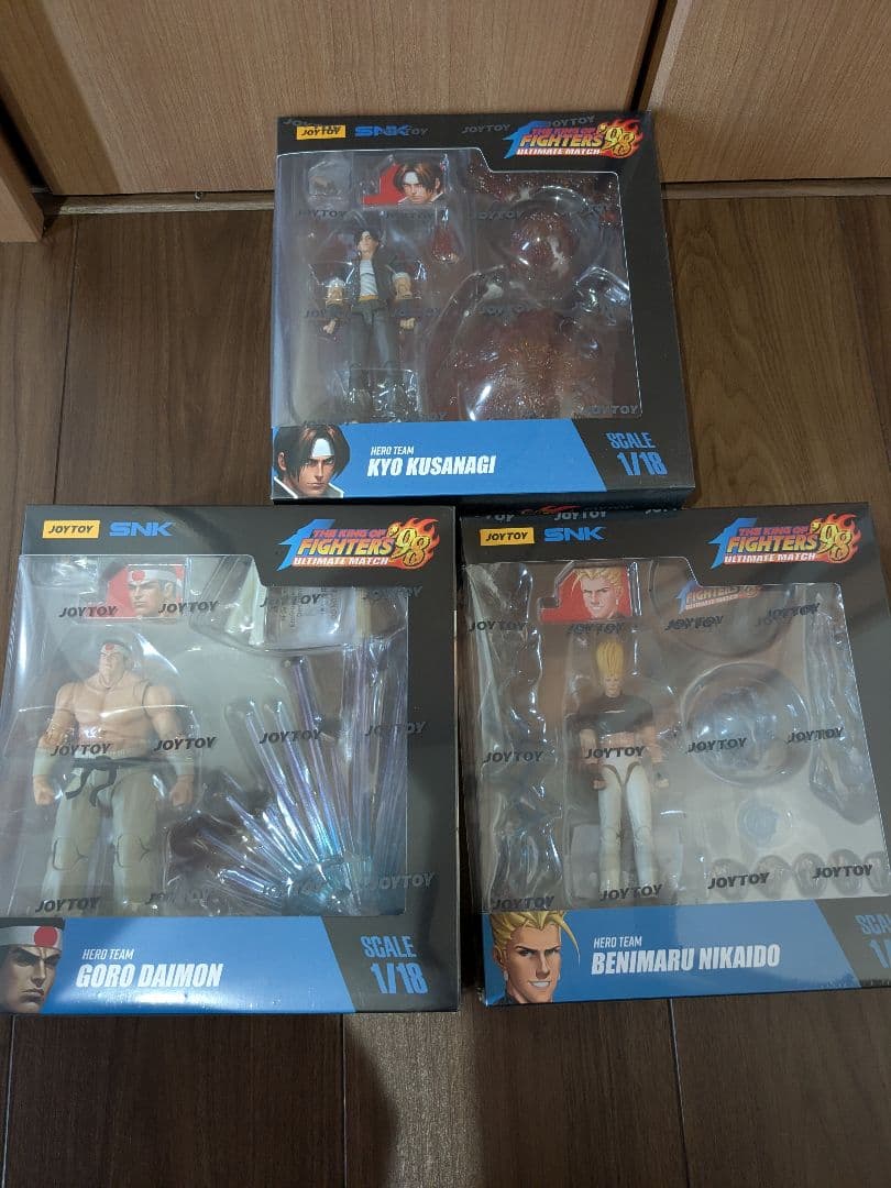 JOYTOY x SNK KOF 草薙 京 大門 五郎 二階堂 紅丸 フィギュア