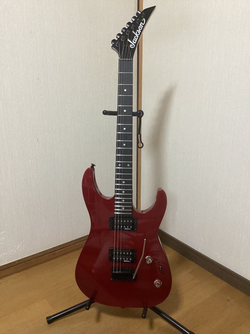 Jackson ジャクソン エレキギター ハムバッカー レッド 美品