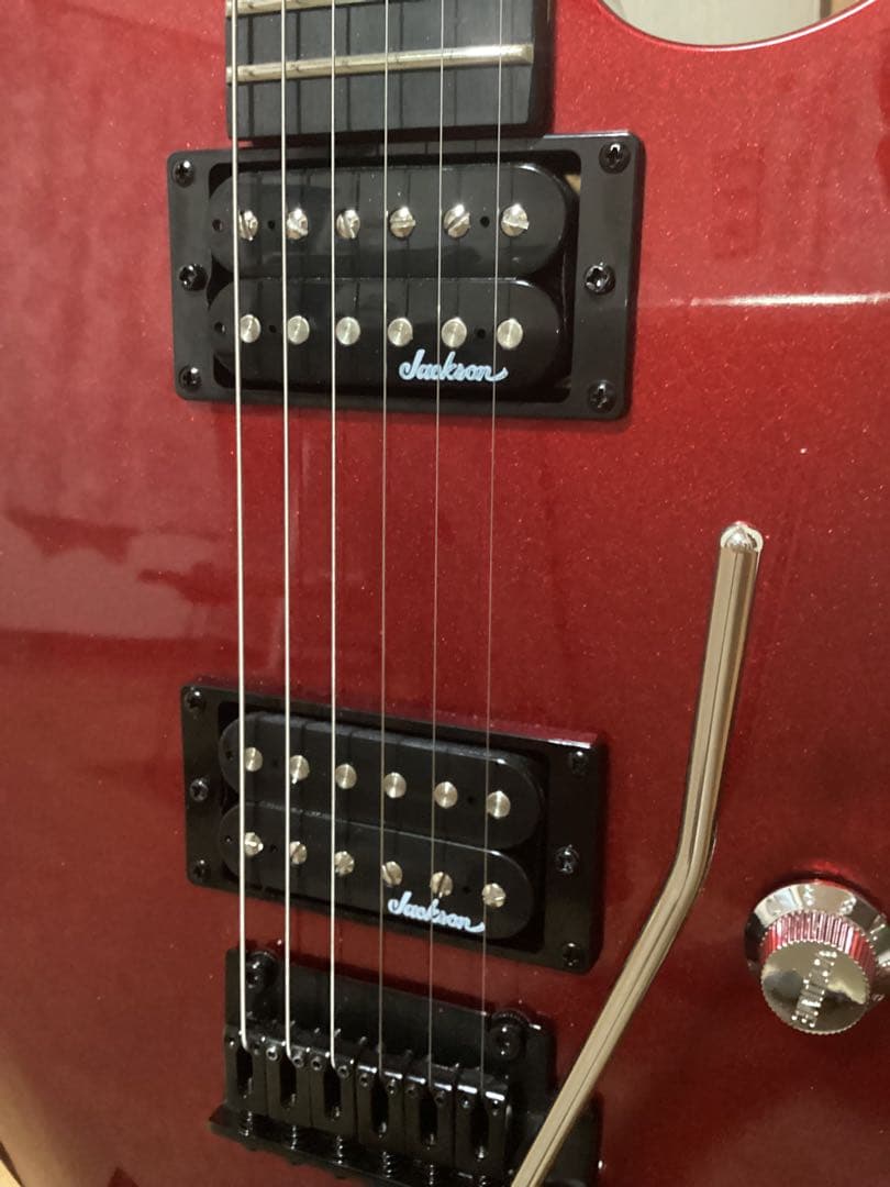 Jackson ジャクソン エレキギター ハムバッカー レッド 美品