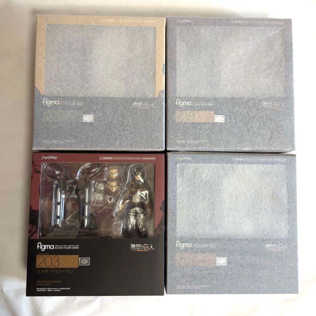【新品 未開封】 figma 進撃の巨人 フィギュア 4体セット
