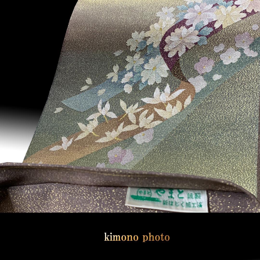 【新品、未使用】正絹【極上逸品】トールサイズ【作家物】金彩友禅 訪問着フルセット