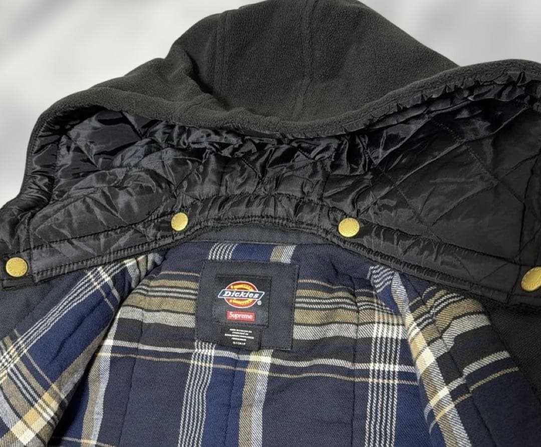 ジャケット・アウター Supreme Dickies Hooded Work Jacket Black