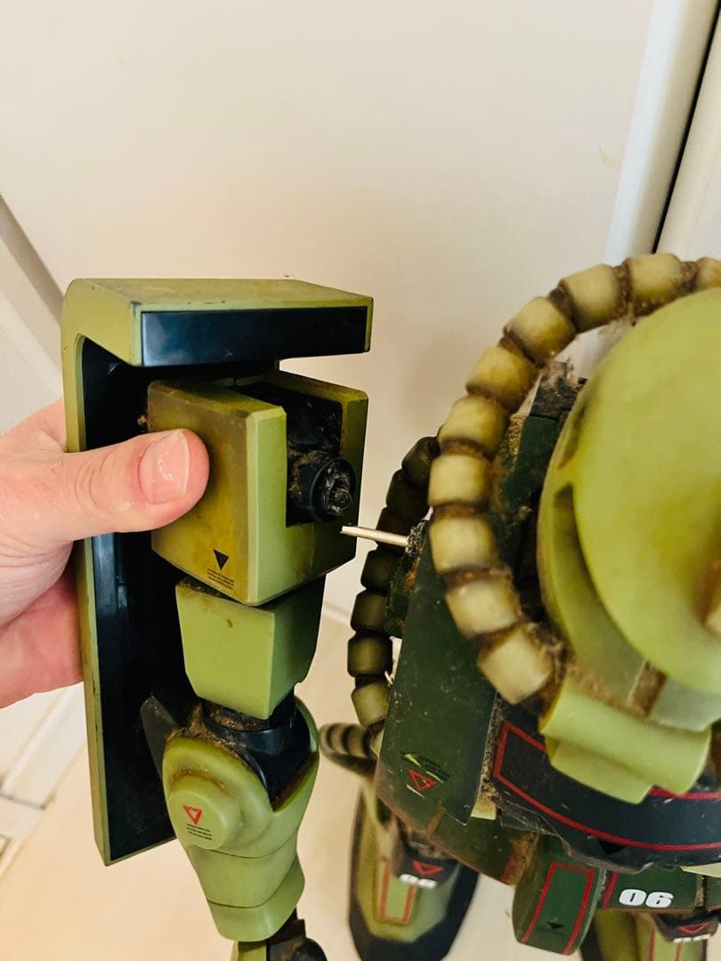 【ジャンク品】ザク、シャアザク　特大フィギュア