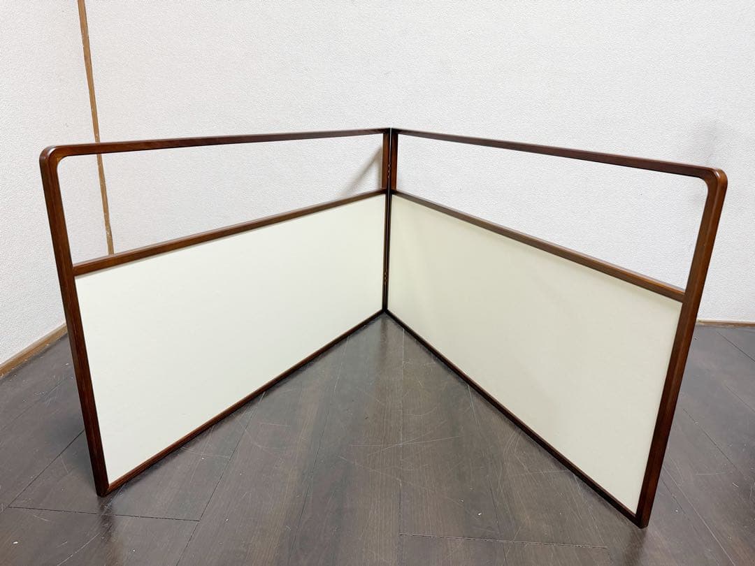 未使用 茶道具 こまつなぎ 風炉先屏風 裏白 上透かし 両面使い 元箱