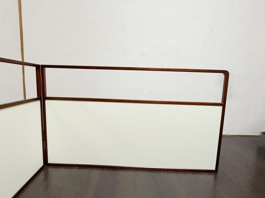 未使用 茶道具 こまつなぎ 風炉先屏風 裏白 上透かし 両面使い 元箱