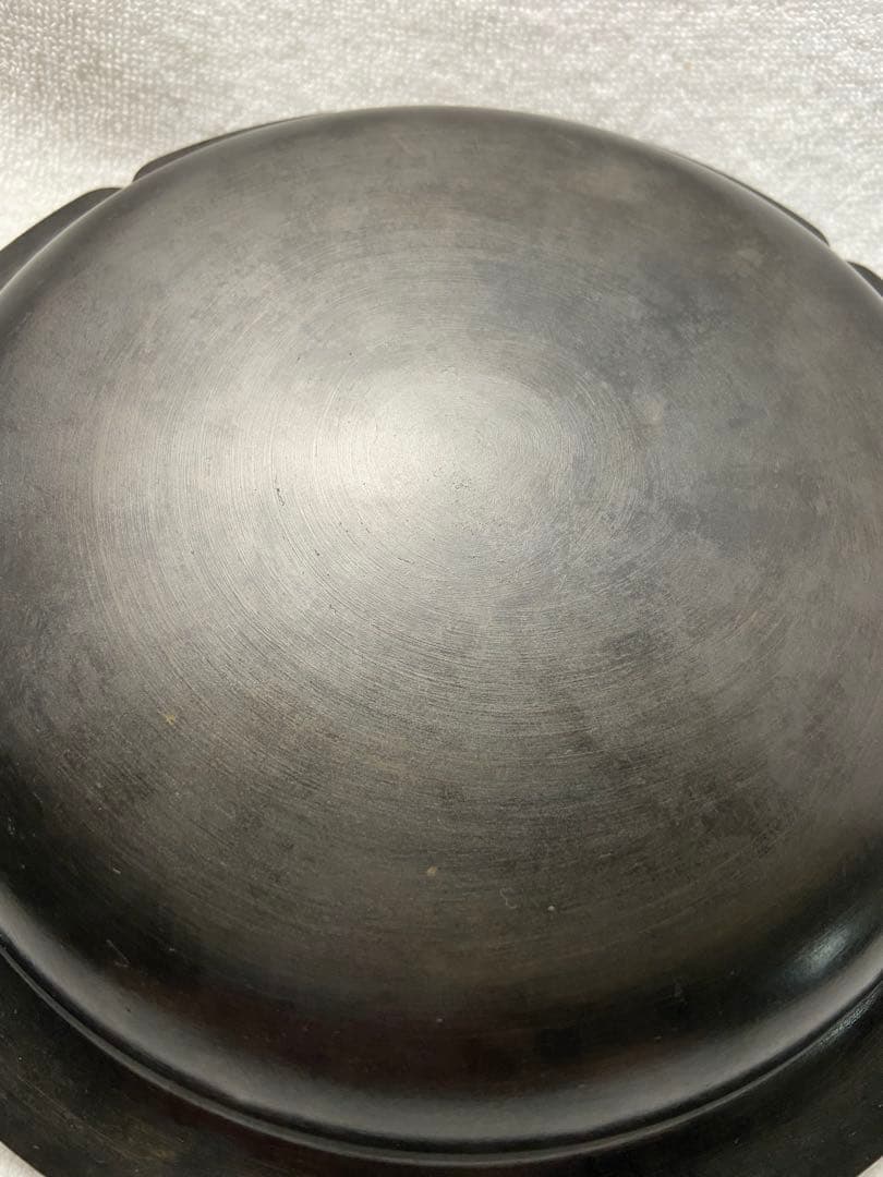 遠州流 茶道具 七宝紋 砂張 花形 菓子器 盆【匿名配送】