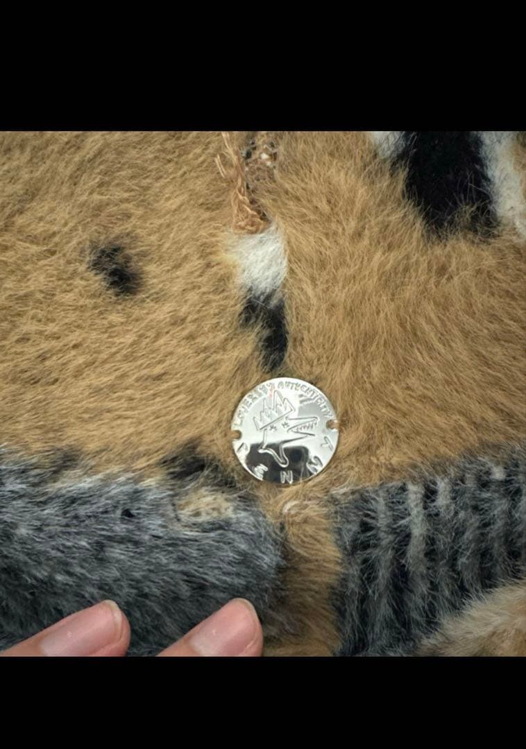 LOVERBOY アニマル柄　ビーニー ニット帽