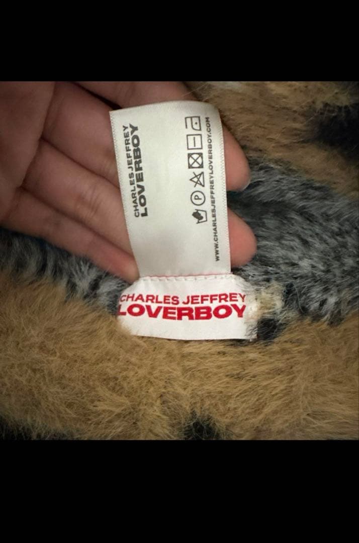 LOVERBOY アニマル柄　ビーニー ニット帽