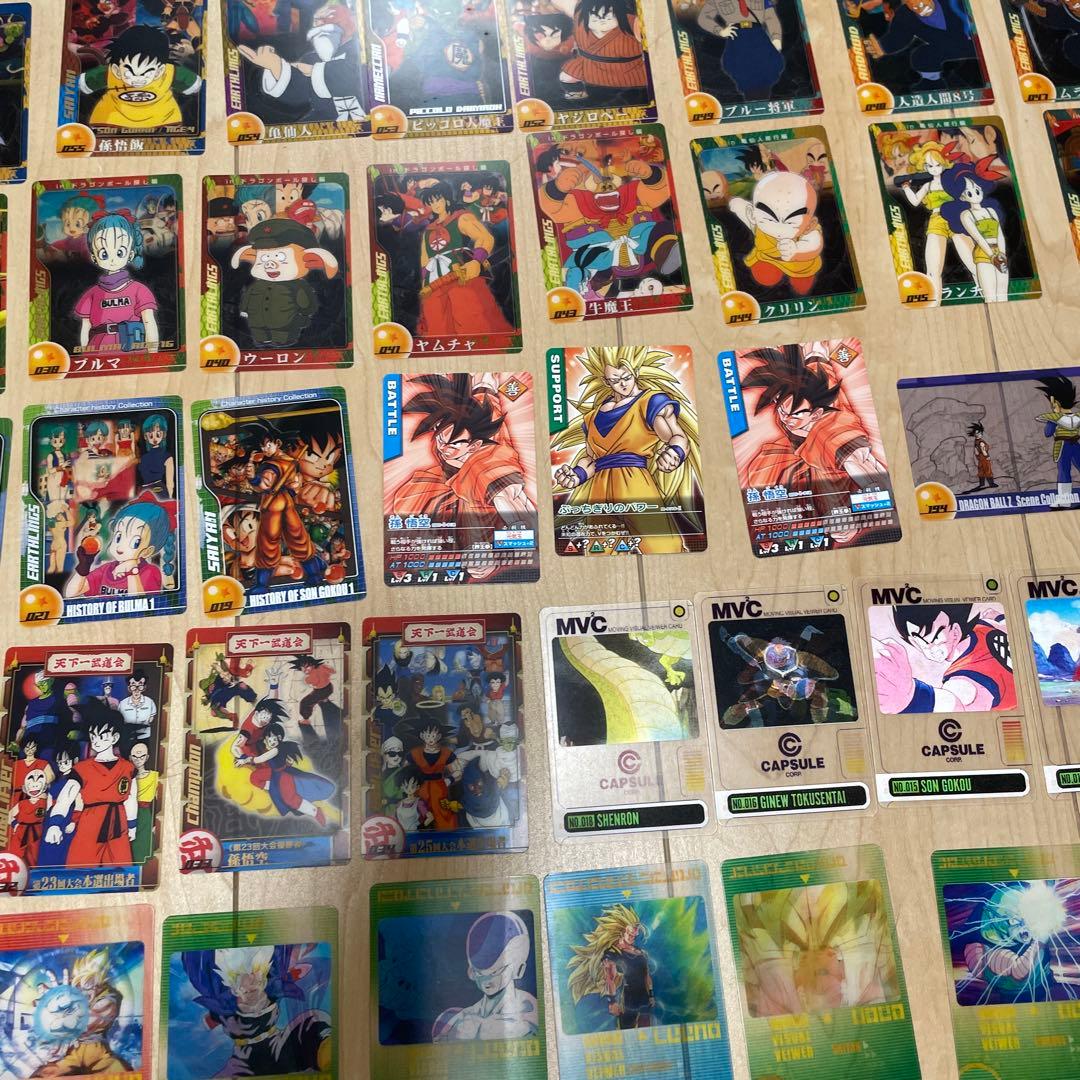 希少ドラゴンボール森永ウエハースカード&3Dカード 計101枚セット&付録。32