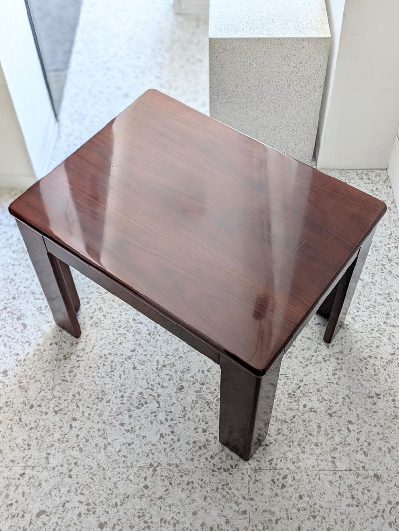 80s ビンテージ ウッド リビングテーブル ミッドセンチュリー 北欧 ブラウン