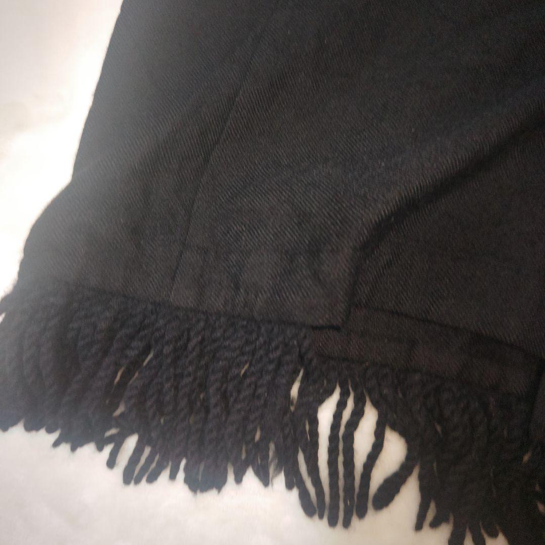 【入手困難☆オシャレ☆LIMI feu】黒　変形　ラップスカート　サイズS