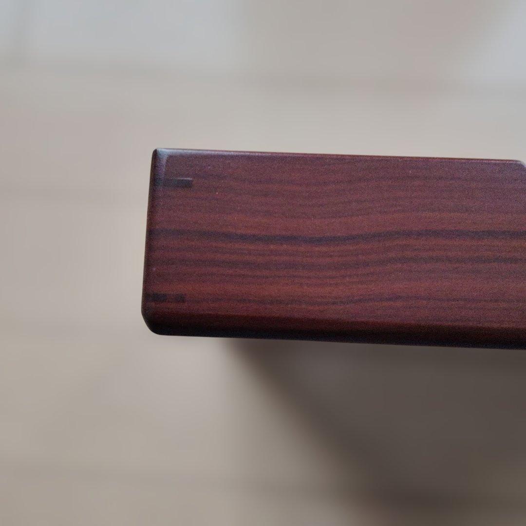 遼雨　本紫檀文章箱　総無垢