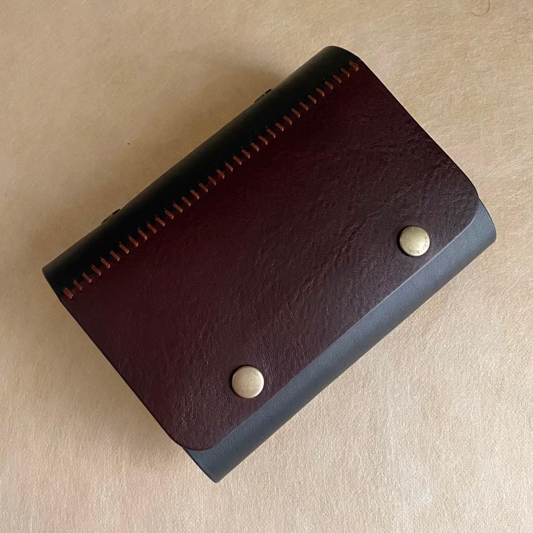 自由手帳 ミニ6 ダークブラウン×ブラック