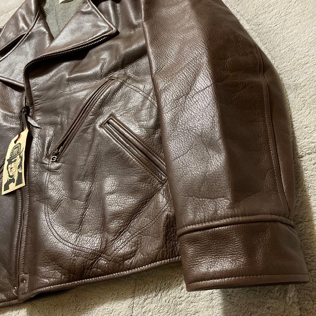 新品未使用　タグ付き　GANGSTERVILLE ダブルライダースジャケット