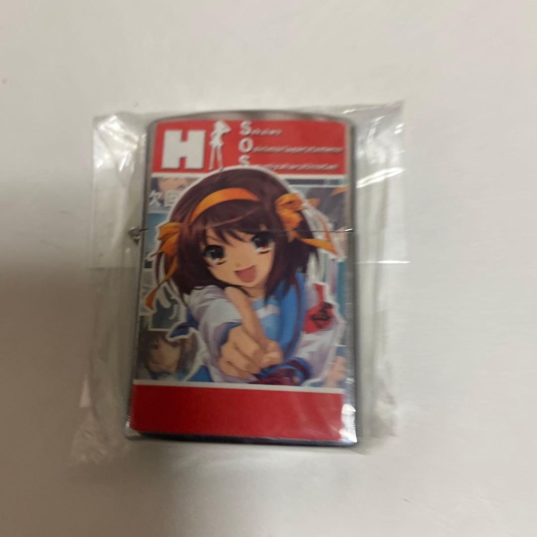 ハルヒ　涼宮ハルヒ　美少女　制服　オイルライター　zippo 風　HY8