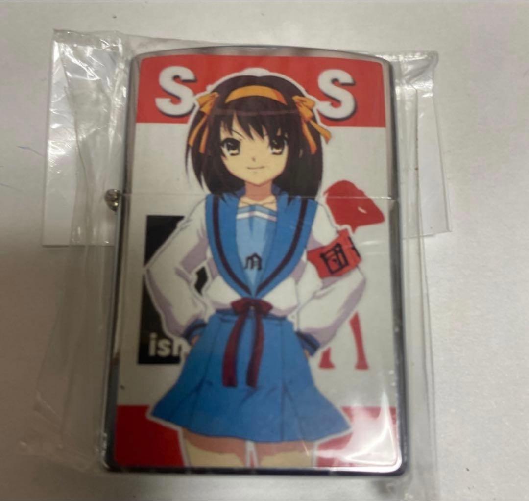 ハルヒ　涼宮ハルヒ　美少女　制服　オイルライター　zippo 風　HY8