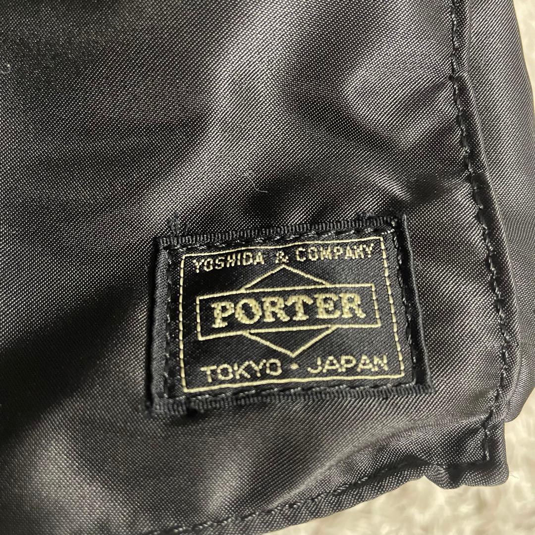 極美品　ポーター タンカー 2way 2層式 拡張可 ブリーフケース 黒 A4