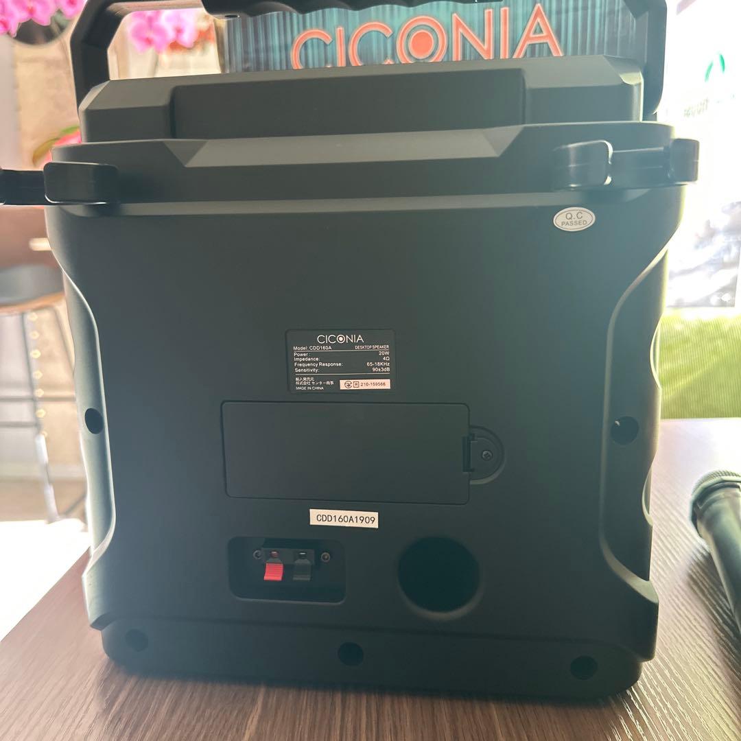 CICONIA ワイヤレススピーカー マイク2本付き