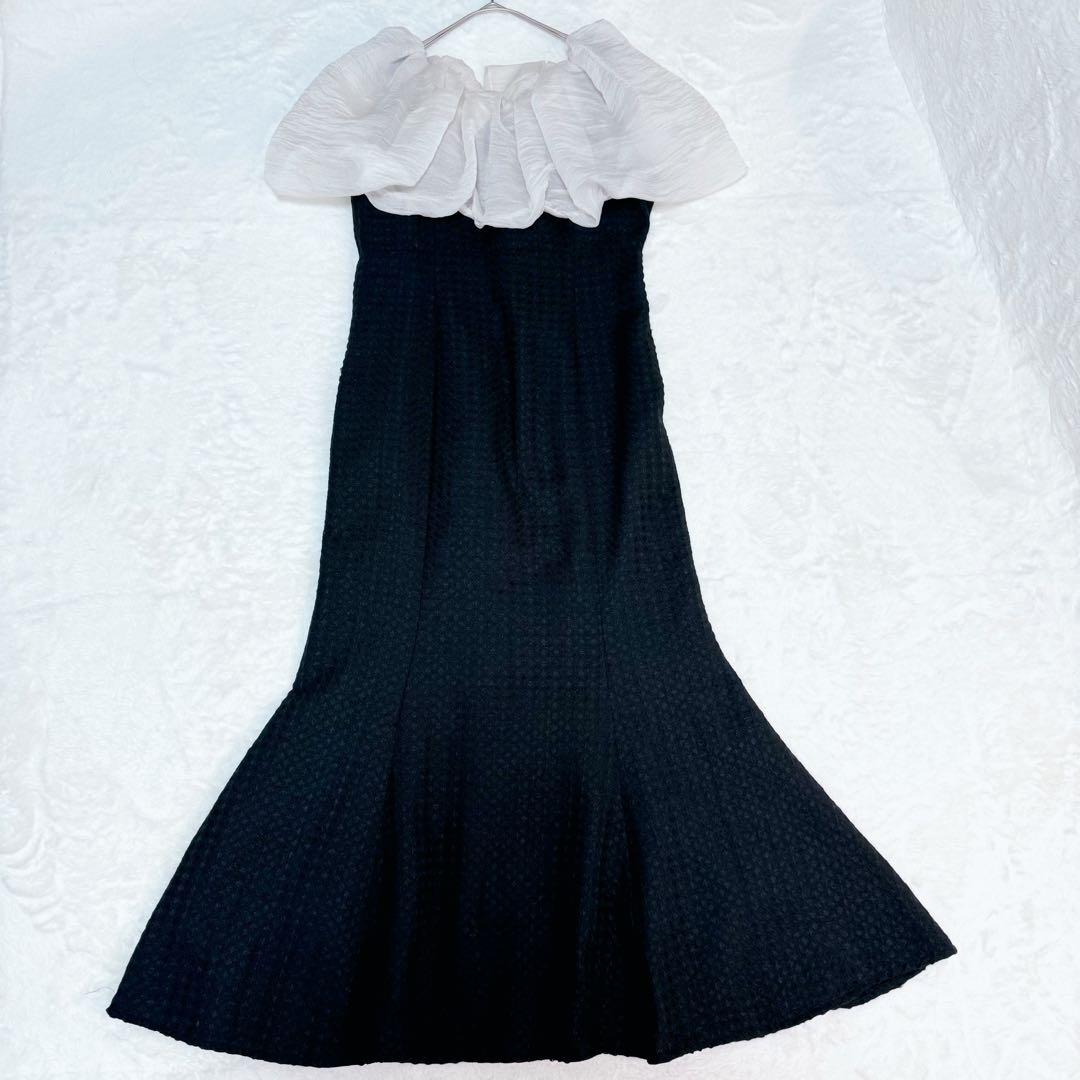 美品✨レジャ　Leja 2WAYオフショルダーパフスリーブマーメイドドレス 黒