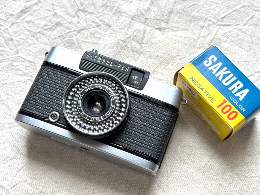 ⌘オーバーホール、完動品！ ハーフカメラ OLYMPUS PEN EE-3⌘