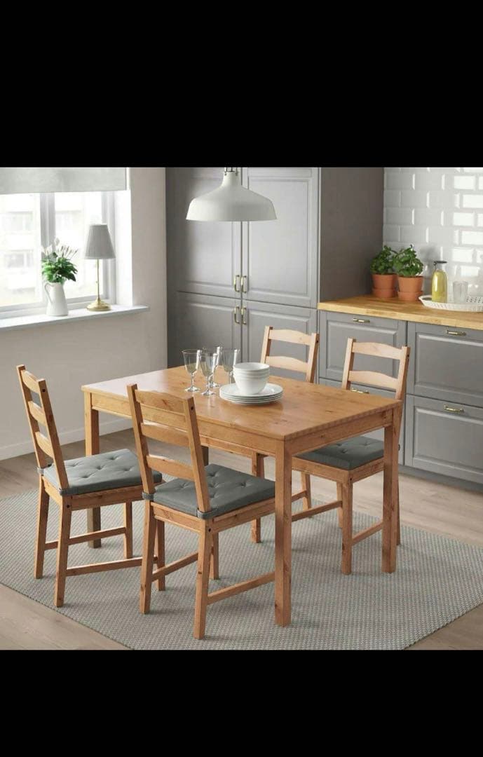 【IKEA】 JOKKMOKK テーブル&イス5点セット　※直接引渡限定　藤沢市