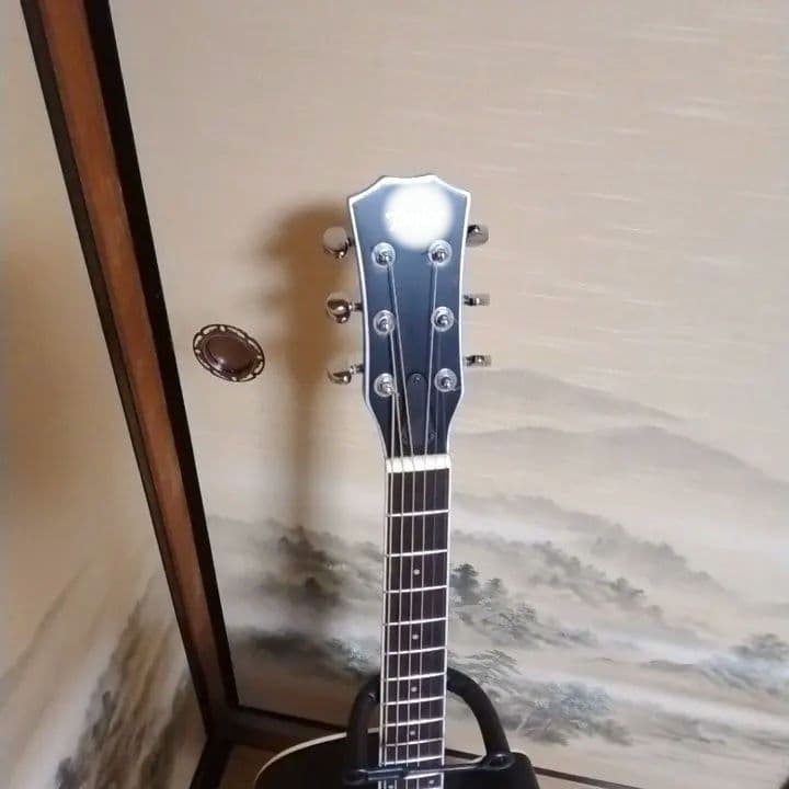 アコースティックギター 黒 ブラック　カスタム　Tay○or パールシェル製