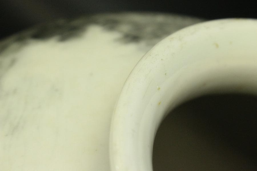 中国美術 龍図 花器(ZE652)