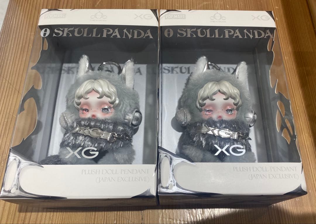 SKULLPANDA XG ペンダント ぬいぐるみ 2体セット