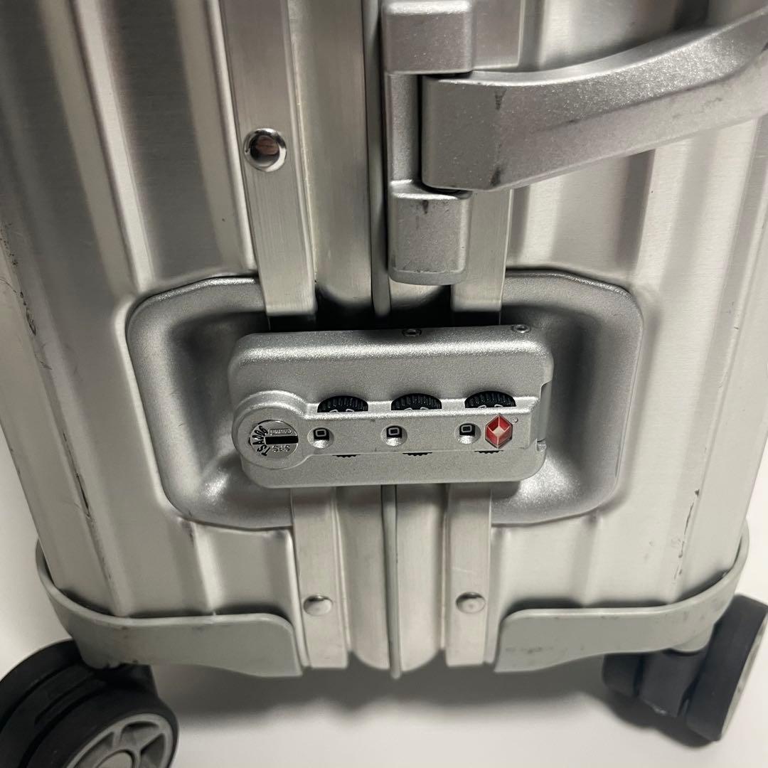 RIMOWA　TOPAS　4輪　シルバー　34L　機内OK　マルチホイール　廃盤