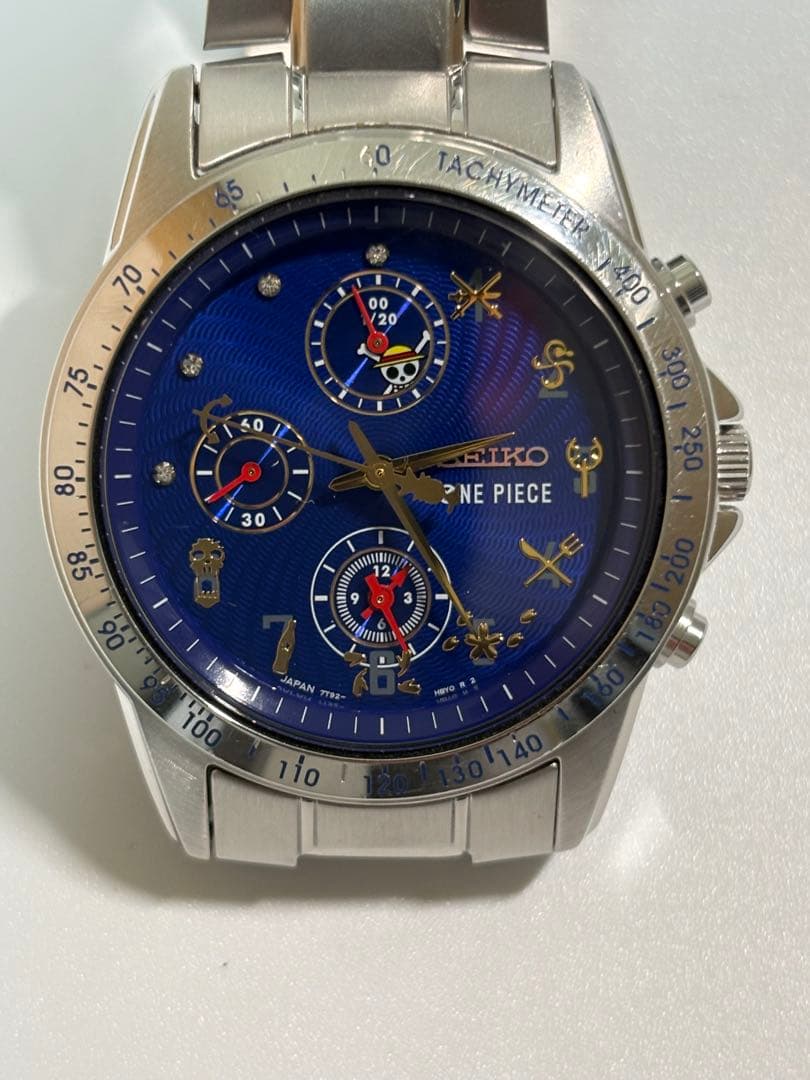 【電池新品】ONE PIECE ワンピース SEIKO セイコー 腕時計 ブルー
