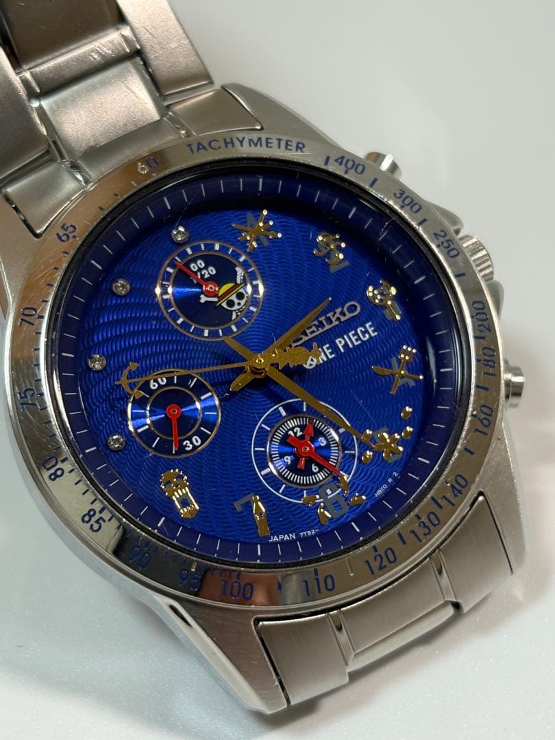 【電池新品】ONE PIECE ワンピース SEIKO セイコー 腕時計 ブルー