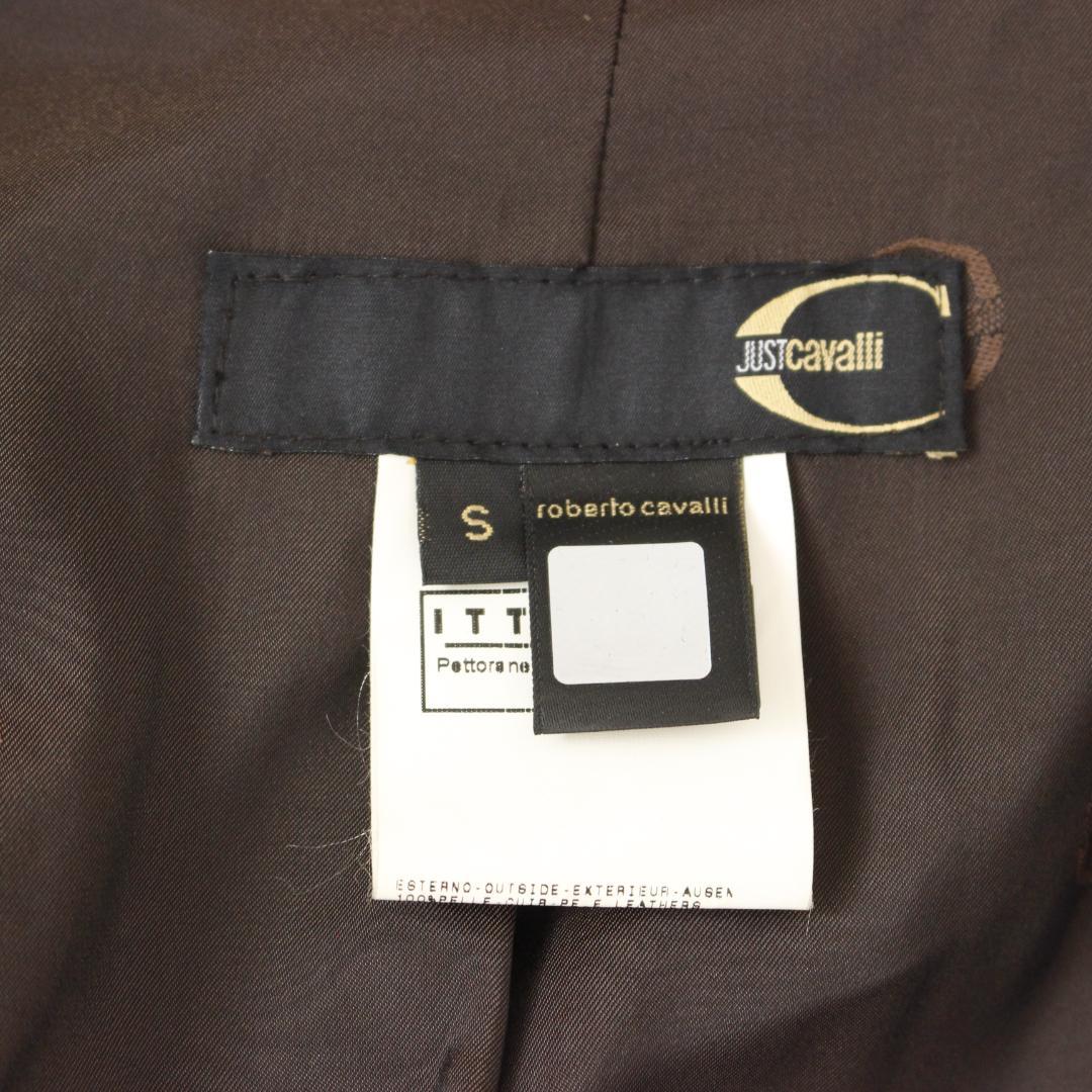 【極美品】Just Cavalli ライダース レザージャケット Sサイズ