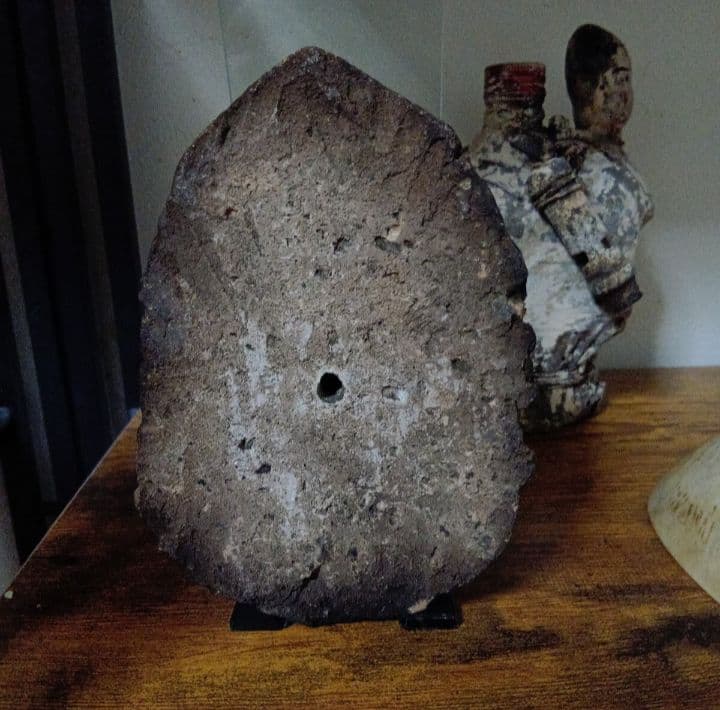 竈神 カマド神 カマド面 釜神 江戸期 呪物 民間信仰 恵比寿 土面 火伏せの神