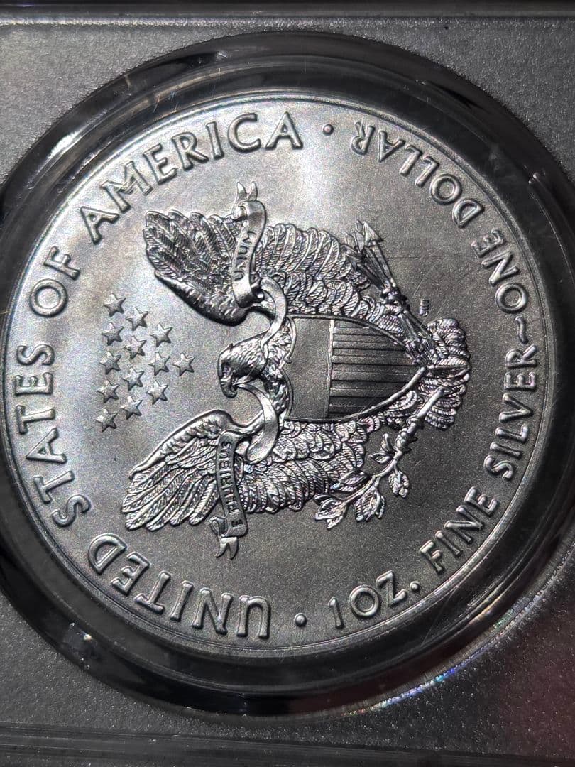 (MS70)アメリカ合衆国　シルバー イーグル銀貨　2018 FS