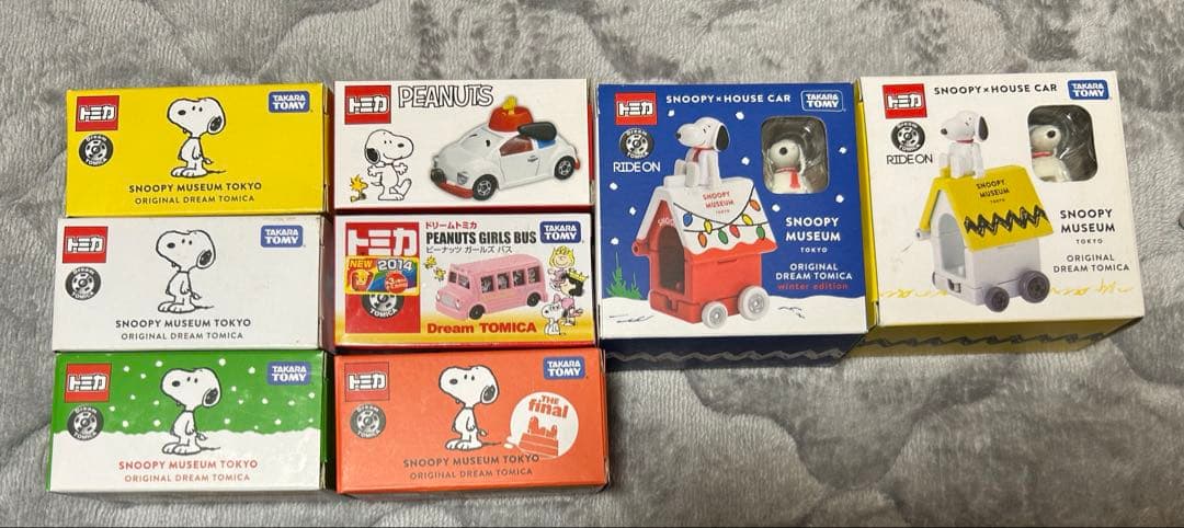 スヌーピーミュージアムトミカまとめセット