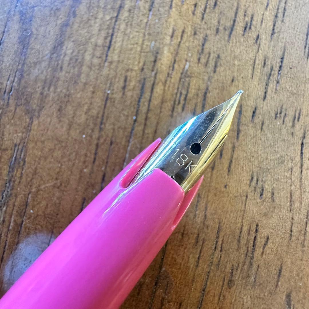 sailor セーラー　万年筆　ペン先　18K 本体:silver 刻印