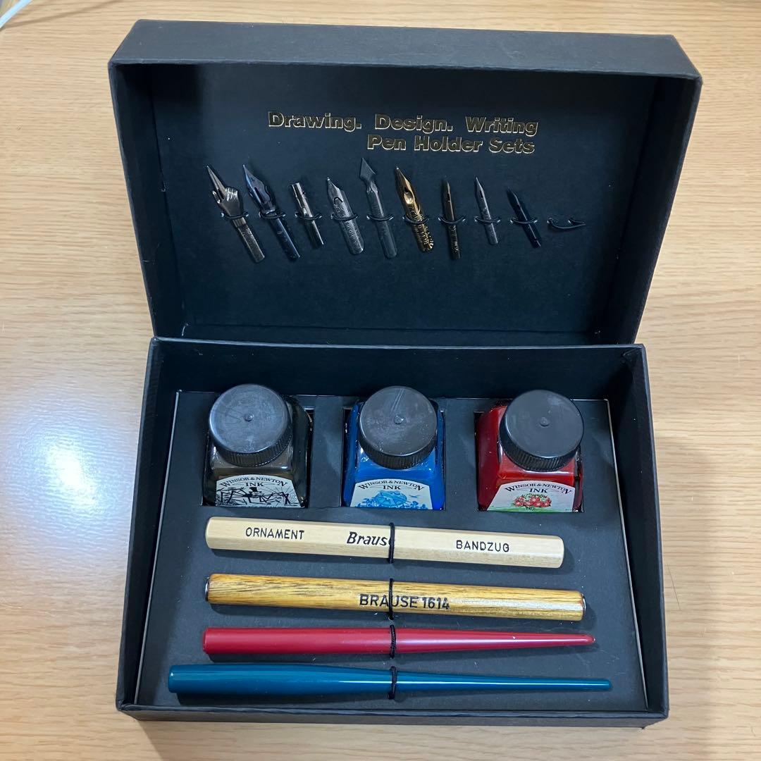 【希少】未使用　Brause ブラウゼ 万年筆　1セット　ペン先・ペン軸・インク