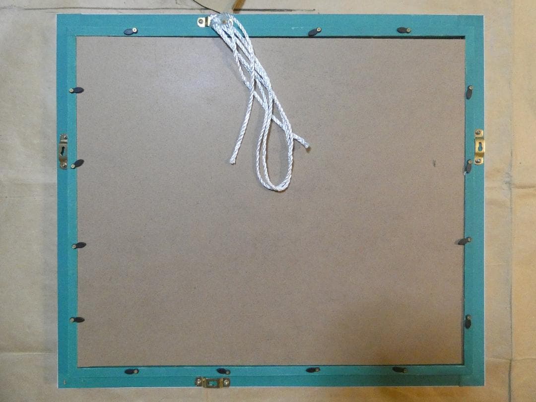 絵画 肉筆手描き 油彩　千住博「風景」 サイン　F8サイズ　額装済み