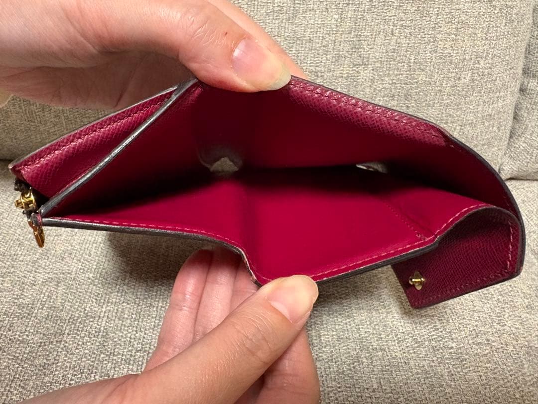 ルイヴィトン ポルトフォイユ・ゾエ 三つ折り ミニ財布