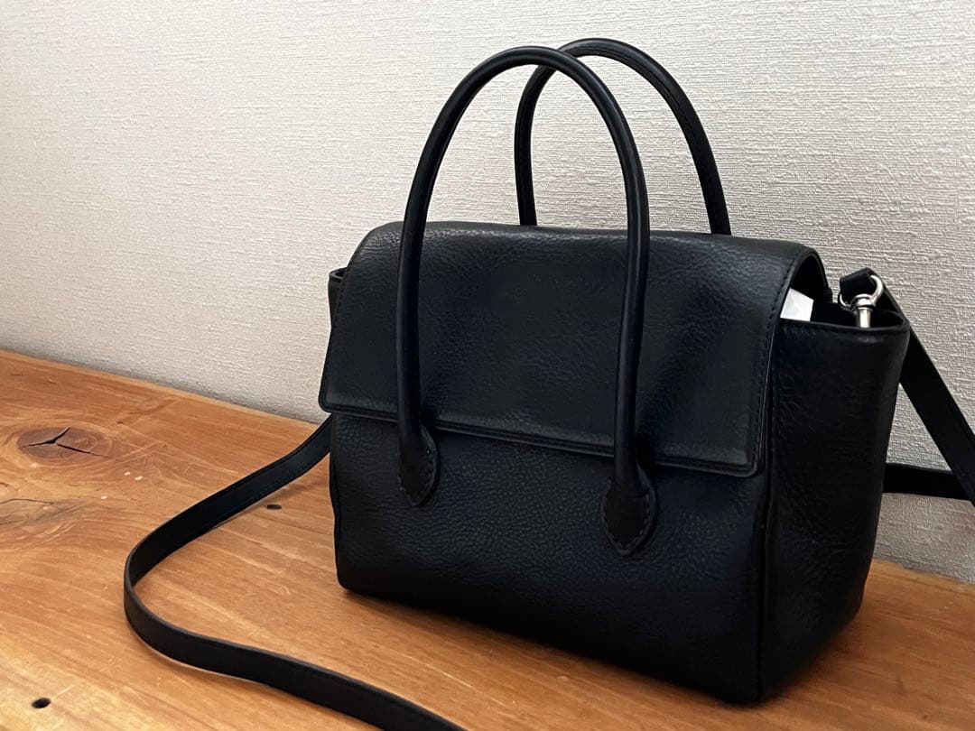 アーツアンドサイエンス Stitch flap bag mini ブラック