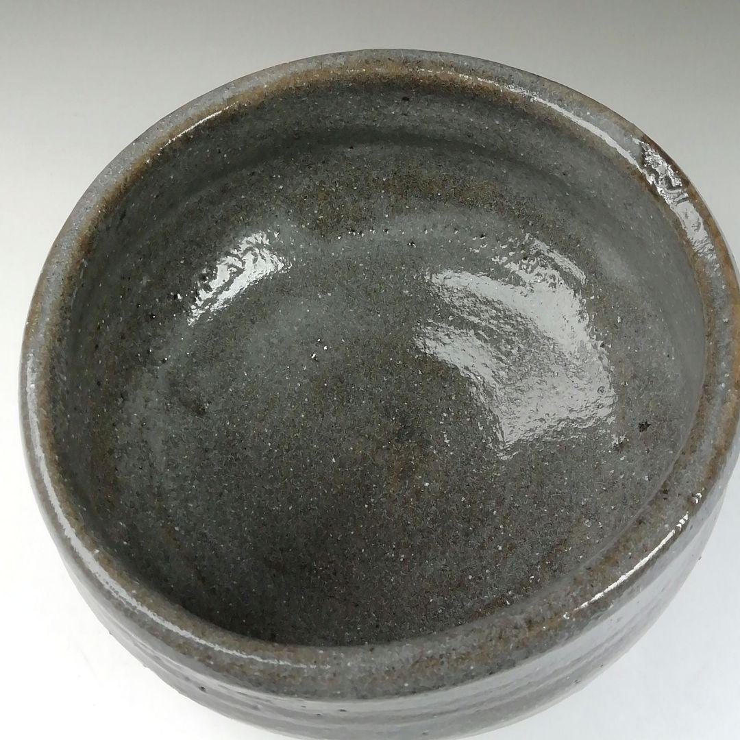 Ｔ２９７　茶碗　『鼡志野茶碗』『竹里庵　葵窯　加藤春二』　共箱　抹茶碗　茶道具