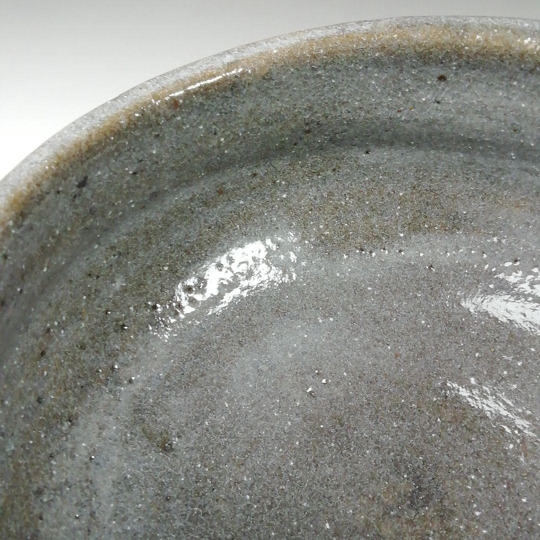 Ｔ２９７　茶碗　『鼡志野茶碗』『竹里庵　葵窯　加藤春二』　共箱　抹茶碗　茶道具