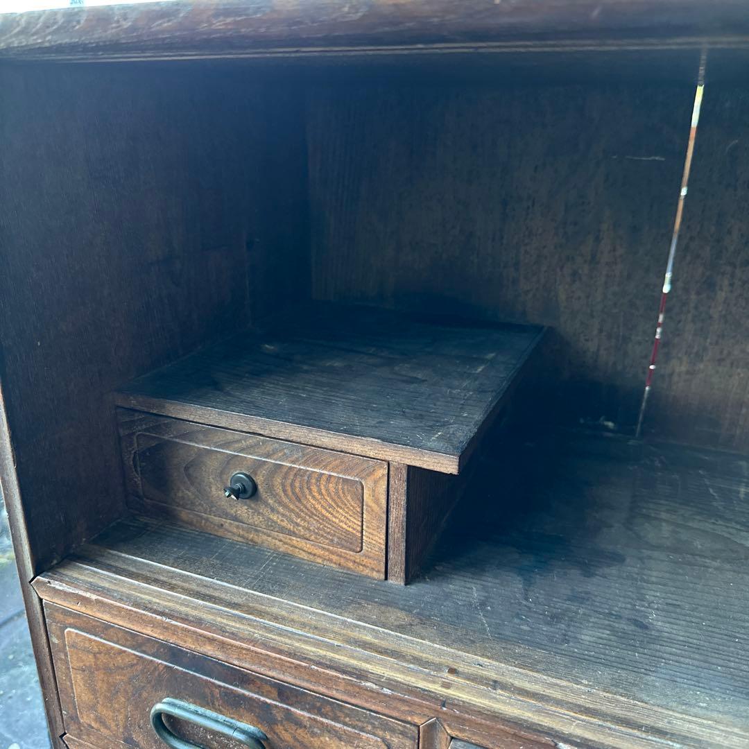 最終お値引き‼️小さめ和ダンス　食器棚や　収納棚に！