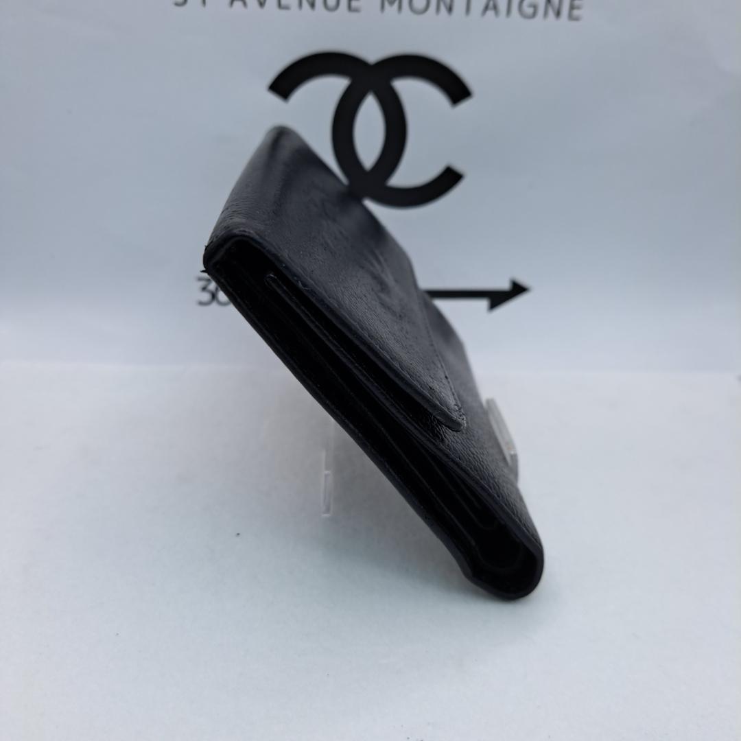 さ*ぼ様 CHANEL　デカココ　ブラック　 三つ折り財布　長財布　財布