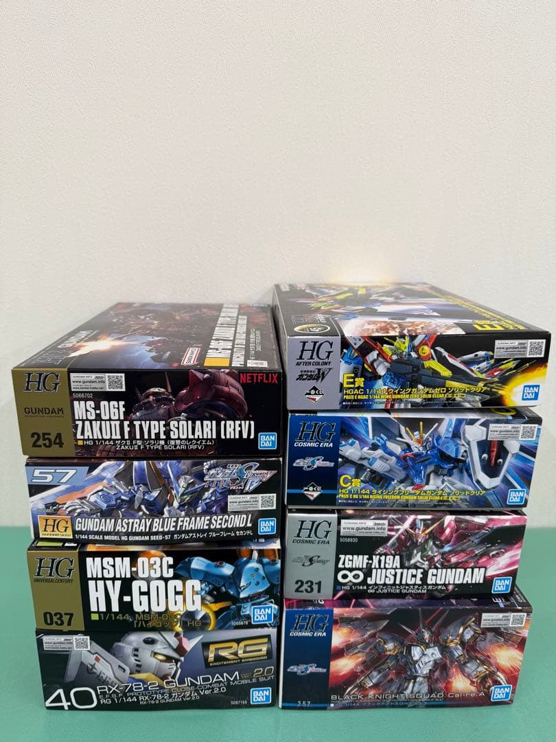 HG RG ガンプラ セット 8種