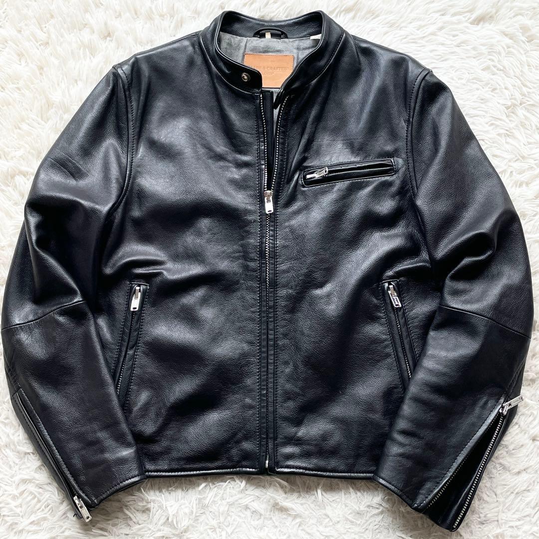 ジン LEVI'S メイドアンドクラフト レザー シングルライダース