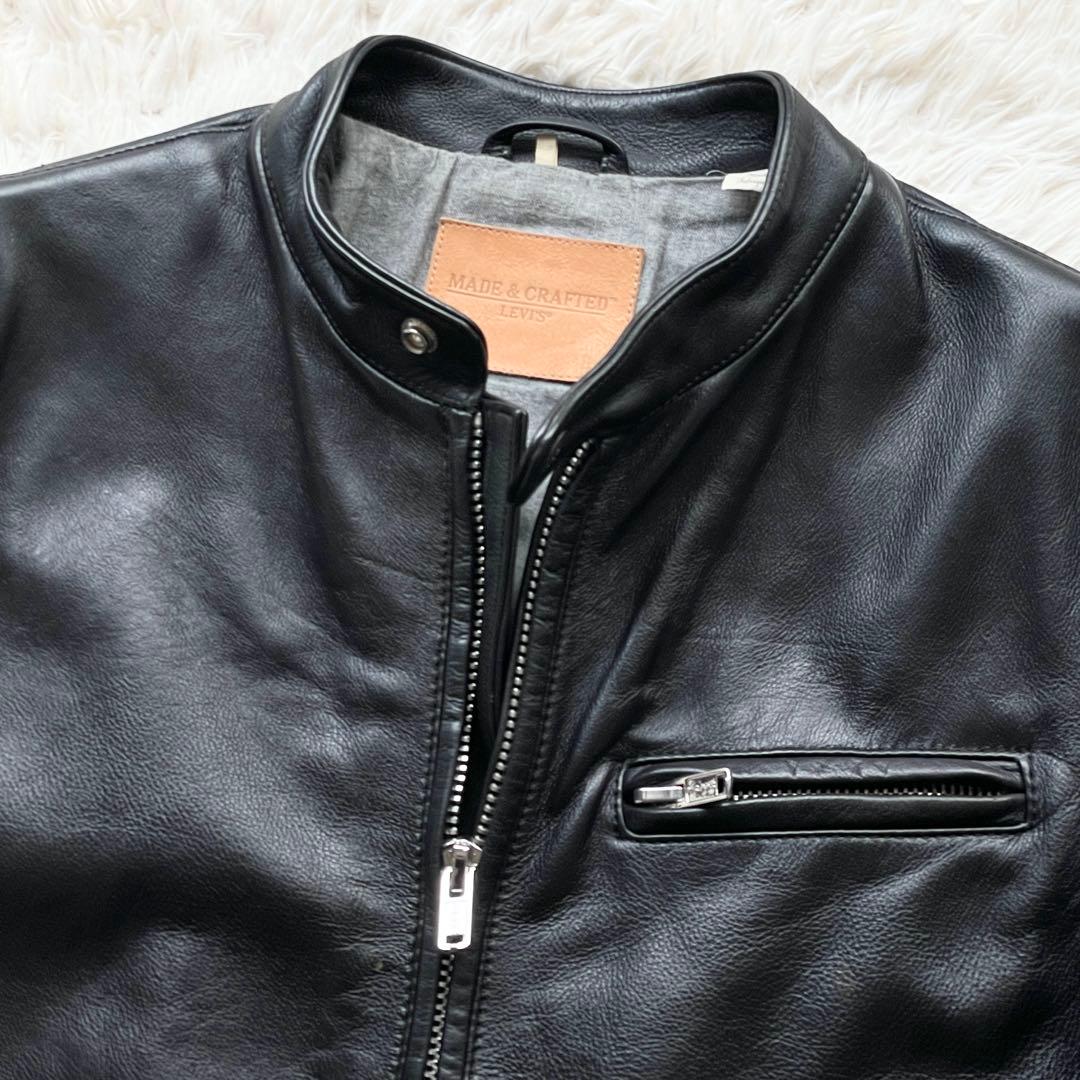 ジン LEVI'S メイドアンドクラフト レザー シングルライダース