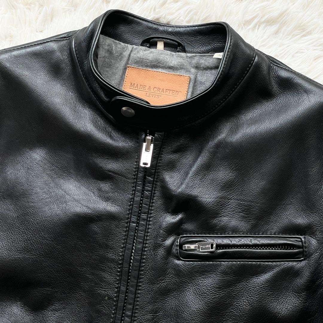 ジン LEVI'S メイドアンドクラフト レザー シングルライダース