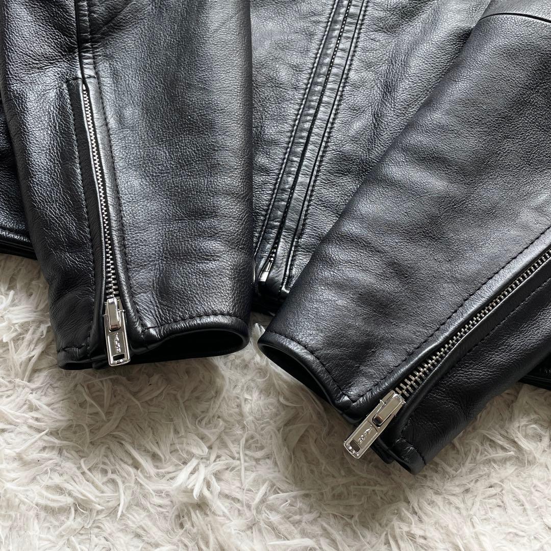 ジン LEVI'S メイドアンドクラフト レザー シングルライダース